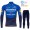 Winter Fleece Deceuninck Quick Step Pro Team 2021 Fietskleding Set Wielershirts Lange Mouw+Lange Wielrenbroek Bib HSKSL