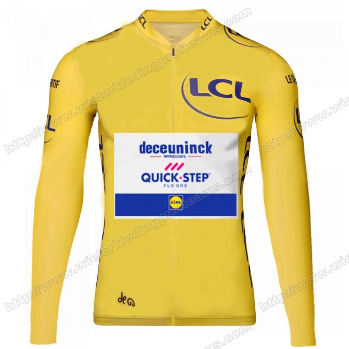 Deceuninck Quick Step 2020 Tour De France Wielershirts Lange Mouwen IQOVM