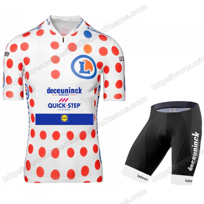 Deceuninck Quick Step 2020 Tour De France Wielerkleding Set Wielershirts Korte+ Wielrenbroek QMOPP