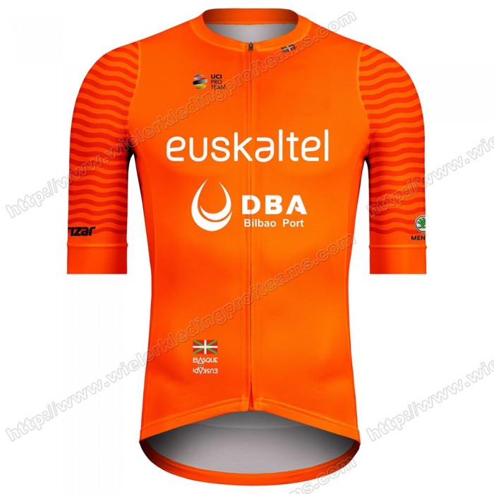 Euskaltel DBA Euskadi 2021 Fietsshirts Korte Mouws SRLUY