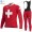 Swiss FDJ Winter Thermal Fleece 2020 Fietskleding Set Wielershirts Lange Mouw+Lange Wielrenbroek Bib YWDHS