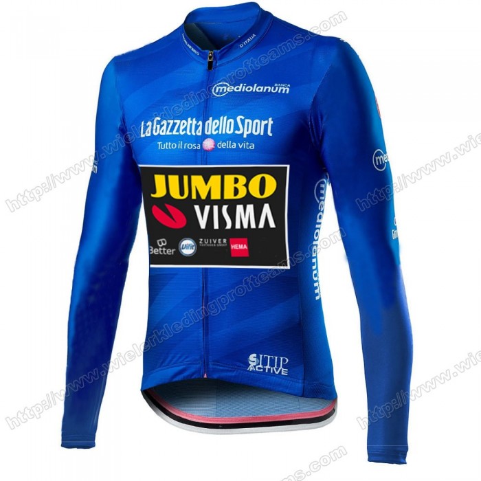 Giro D'italia Jumbo Visma 2021 Wielershirts Lange Mouwen WANAY