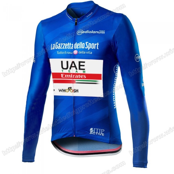 Giro D'italia Uae Emirates 2021 Wielershirts Lange Mouwen QZWNE