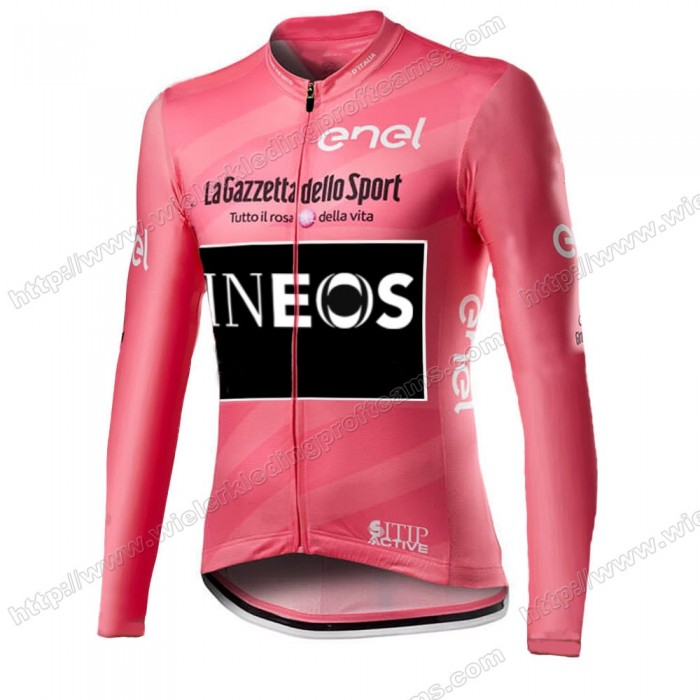 Giro D'italia INEOS 2021 Wielershirts Lange Mouwen IJRAU