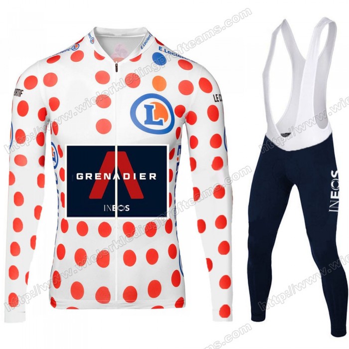Team INEOS Grenadier Tour De France 2020 Men Fietskleding Set Wielershirts Lange Mouw+Lange Wielrenbroek Bib FCNKU