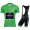 Team INEOS Grenadier 2020 Tour De France Green Fietskleding Set Fietsshirt Met Korte Mouwen+Korte Koersbroek Bib LIFFE