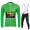 Jumbo Visma 2020 Green Wielershirts Lange Mouwen+Lange Wielrenbroek UJEWJ