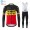 Winter Thermal Fleece Jumbo Visma 2020 Belgium Fietskleding Set Wielershirts Lange Mouw+Lange Wielrenbroek Bib PGJXD