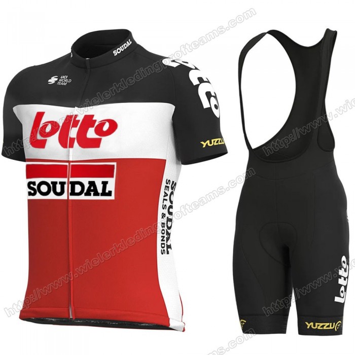 Lotto Soudal Pro 2021 Team Wielerkleding Set Wielershirts Korte+Korte Fietsbroeken LJZOD