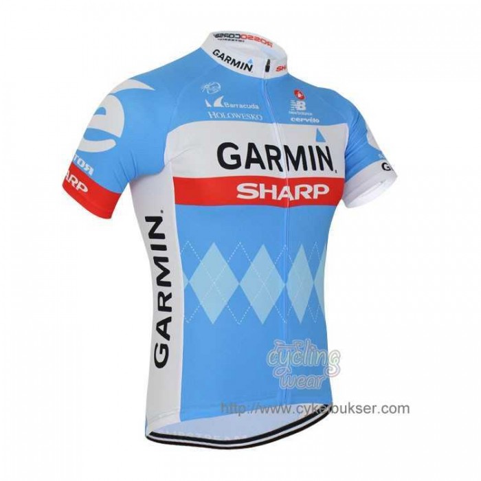 Garmin Sharp Barracuda 2014 Wielershirt Met Korte Mouwen