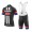 2016 Giant Fietskleding Set Fietsshirt Met Korte Mouwen+Korte Koersbroek Rood Zwart Wit