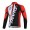 Giant Sram Pro Team Wielershirts Lange Mouwen Rood Wit Zwart