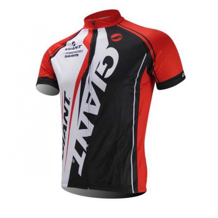 Giant 2014 Wielershirt Met Korte Mouwen Rood Zwart