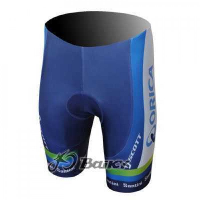 2013 Green Edge ORICA Korte Fietsbroeken Blauw 2013