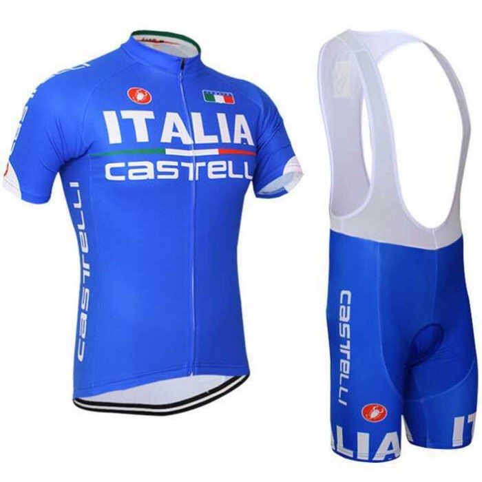 2015 ITALIA Castelli Fietskleding Set Fietsshirt Met Korte Mouwen+Korte Koersbroek