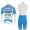 2016 KTM-Delko Marseille Provence Wielerkleding Set Wielershirt Korte Mouwen+Korte Fietsbroeken Bib Blauw