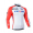 2014 Katusha Wielershirt Lange Mouw Rood Wit