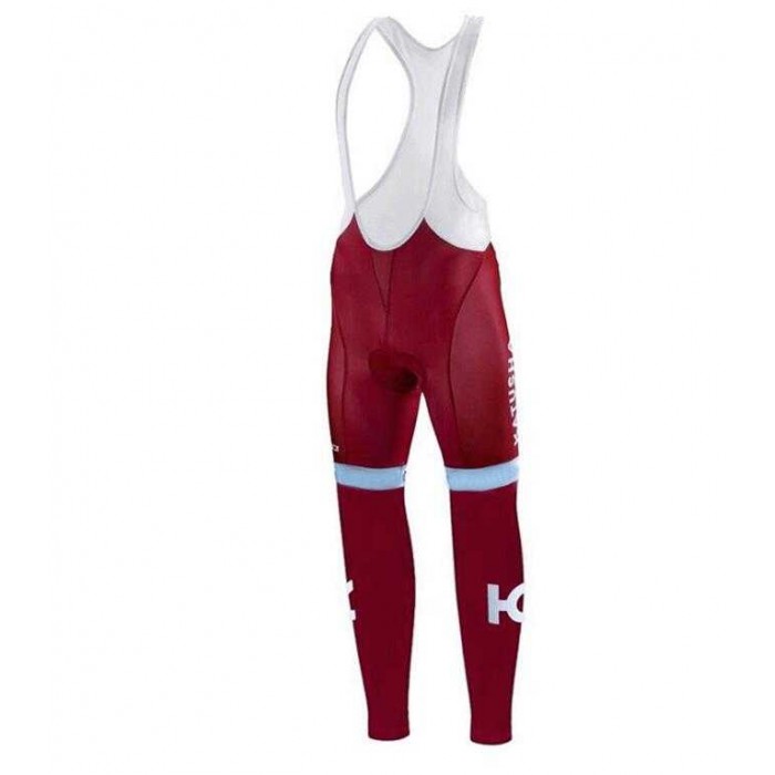 2017 Katusha Fietskleding Wielershirt Lange Fietsbroeken Bib