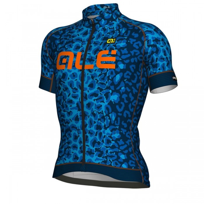 Ale Graphics PRR Agguato-Blauw Wielershirt Korte Mouw