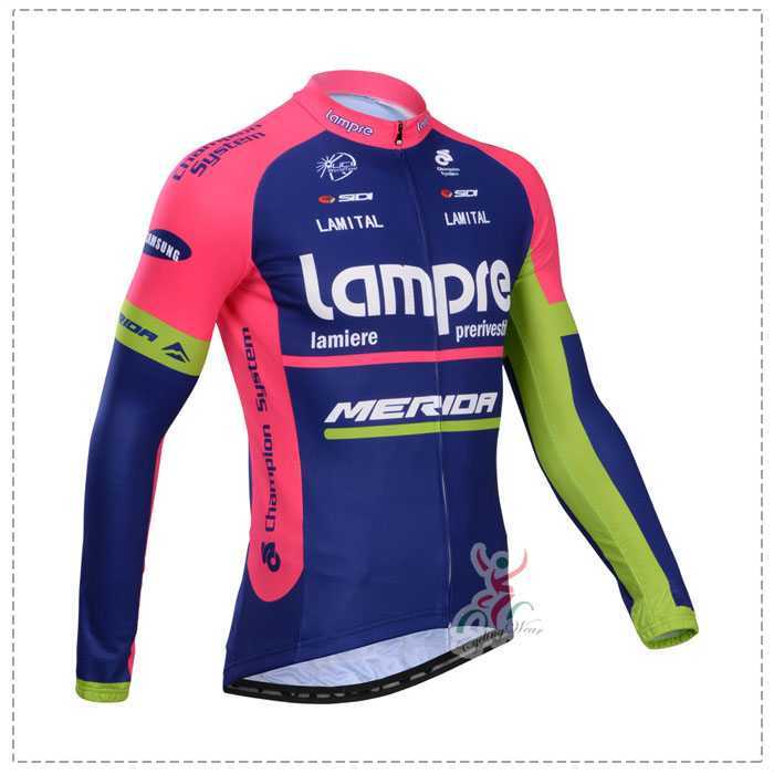 Lampre Merida 2014 Wielershirt Lange Mouw