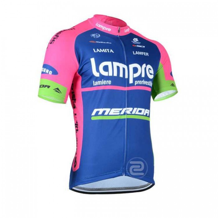 Lampre Merida 2014 Wielershirt Met Korte Mouwen