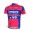 Lampre ISD Pro Team Wielershirt Met Korte Mouwen Blauw Roze