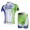 Liquigas Cannondale Pro Team Wielerkleding Set Wielershirts Korte+Korte Fietsbroeken Groen Wit