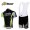 Liquigas Cannondale Fietskleding Set Fietsshirt Met Korte Mouwen+Korte Koersbroek Zwart Groen