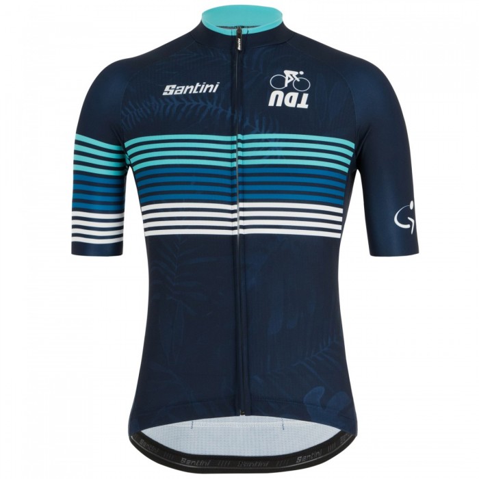 Tour Down Under 2019 Blue Wielershirt Korte Mouw