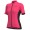 Dames Ale Solid Color Block-Roze Fluo Wielershirt Korte Mouw