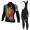 2018 Ale N6 Wielerkleding Set Wielershirt Lange Mouwen+Lange Fietsbroeken Bib