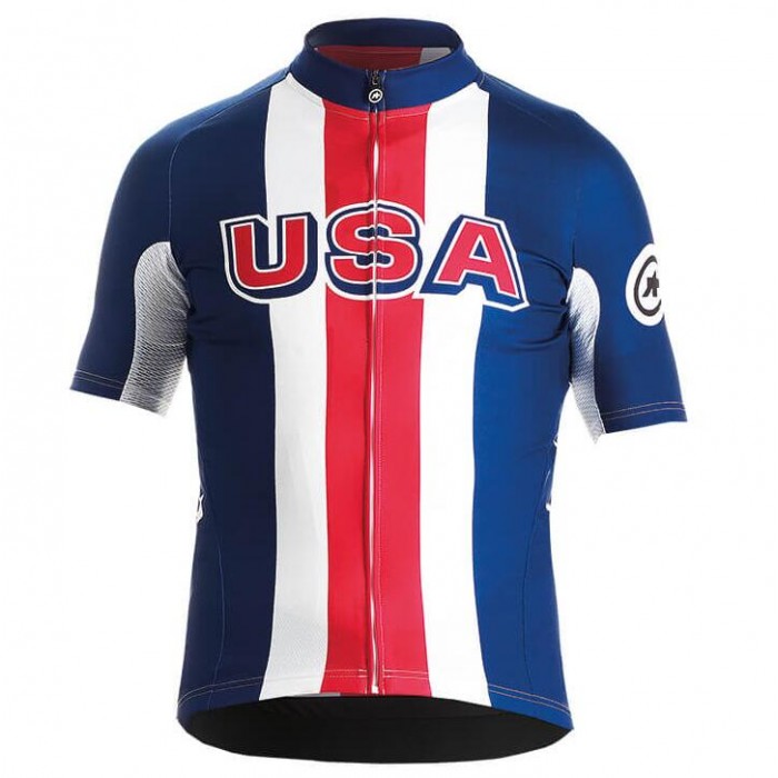 USA NATIONAL TEAM 2018 ASSOS Wielershirt Korte Mouw