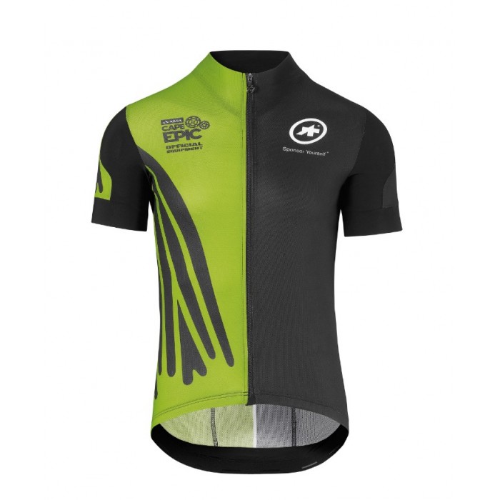 Nouveau 2018 Assos SS.Capeepicx Wielershirt Korte Mouw Groen Zwart