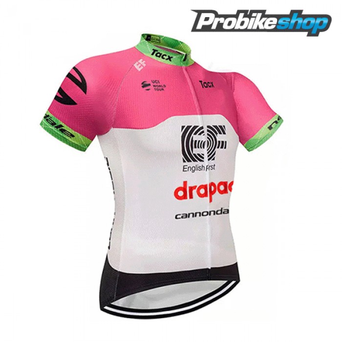 2018 Cannondale Education First-Drapac Rose Wielershirt Korte Mouw