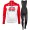 Lotto Soudal 2018 Fietskleding Set Wielershirt Lange Mouw+Lange Fietsbroeken Bib