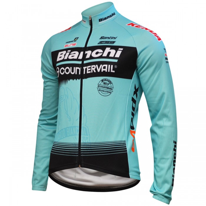 Bianchi Countervail 2018 Wielershirt Lange Mouw