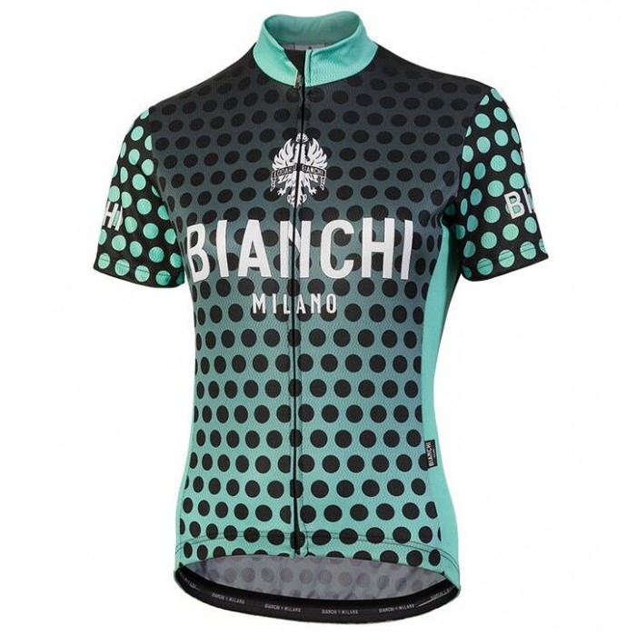 Bianchi Milano Gravina Blue Dames Wielershirt Korte Mouwen