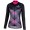 BIANCHI MILANO Dames Cornedo Zwart/Pink Wielershirt Lange Mouw