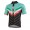 Bianchi Milano Tiera Blue Black Wielershirt Korte Mouwen