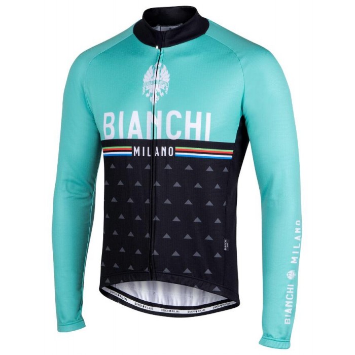 BIANCHI MILANO Nalles Celeste Wielershirt Lange Mouw