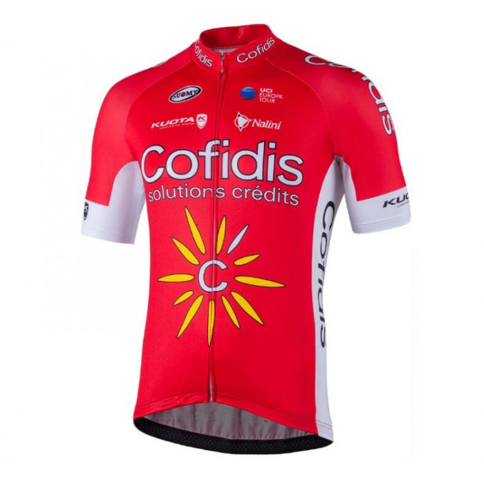 2018 COFIDIS Wielershirt Korte Mouw