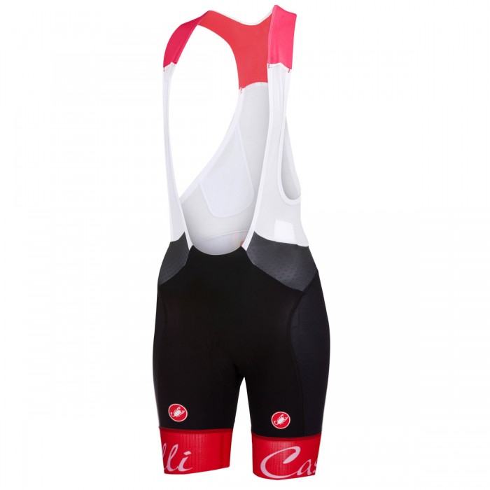 Castelli Free Aero-Rouge Dames Korte Fietsbroeken Bib