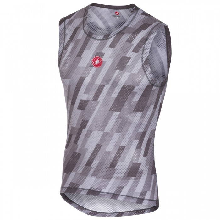 Castelli Pro Mesh-Gris Wielershirt Mouwloze