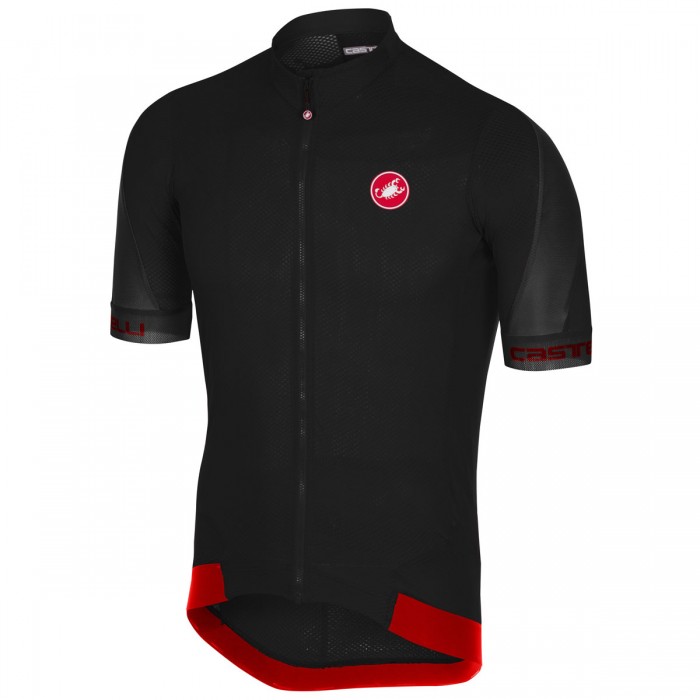 Castelli Volata 2 Zwart Wielershirt Korte Mouw