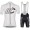 Cipollini Prestige Wit Fietskleding Set Wielershirt Korte Mouw+Korte Fietsbroeken Bib