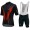 Colnago Master Pissei Zwart Rood Fietskleding Set Wielershirt Korte Mouw+Korte Fietsbroeken Bib