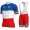 Groupama Fdj French Champion 2018 Fietskleding Set Wielershirt Korte Mouw+Korte Fietsbroeken Bib