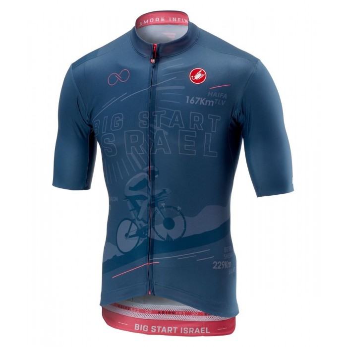 Giro D'Italia 2018 Israel Wielershirt Korte Mouw