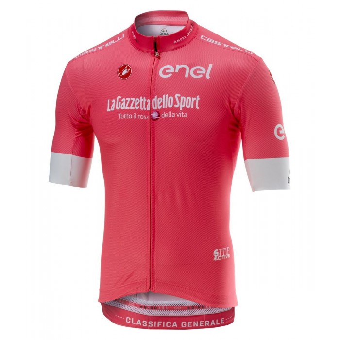 Giro D'Italia 2018 Rosa Wielershirt Korte Mouw