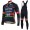 Nippo Vini Fantini Europa Ovini 2018 Fietskleding Set Wielershirt Lange Mouw+Lange Fietsbroeken Bib